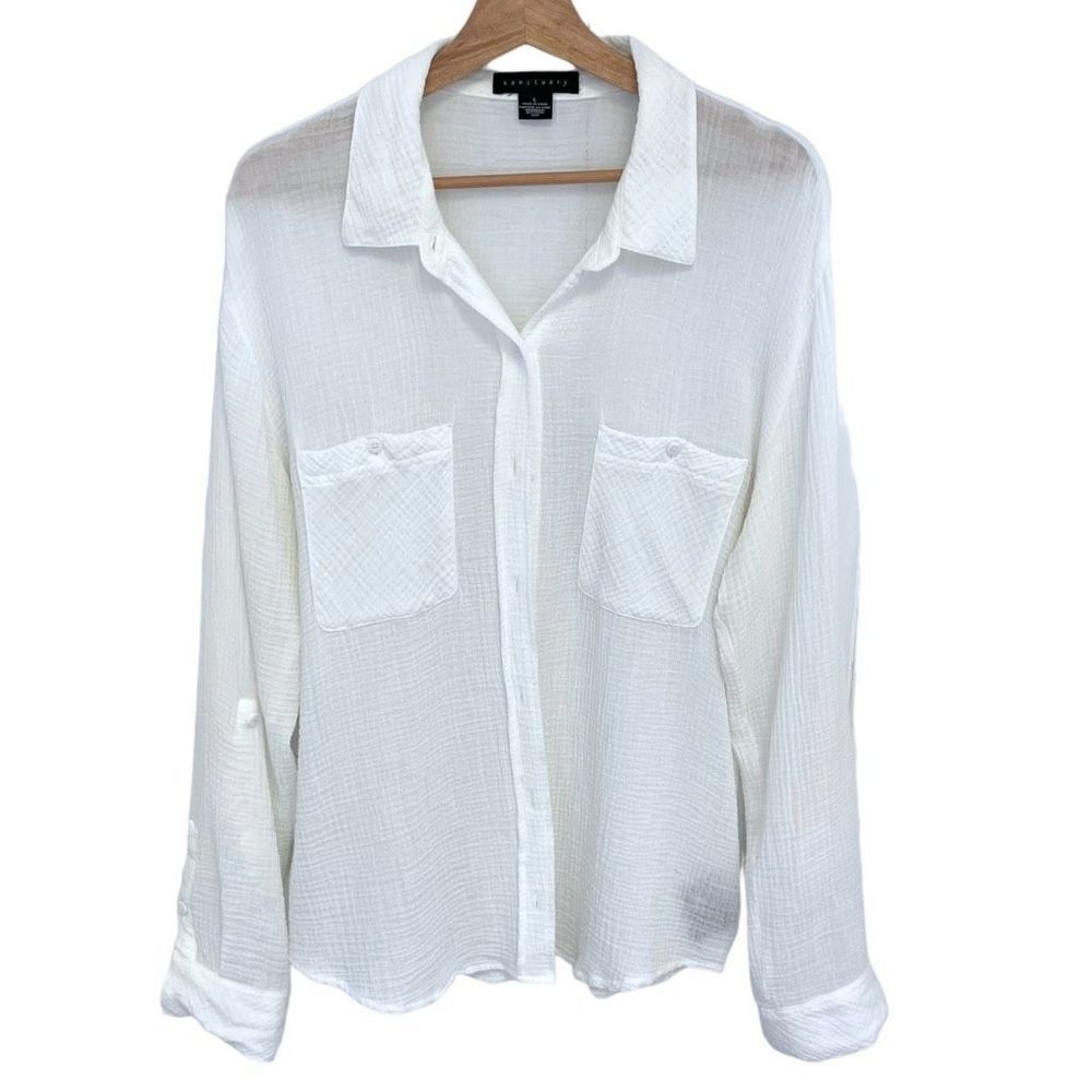 Sanctuary Bruched Cotton Top